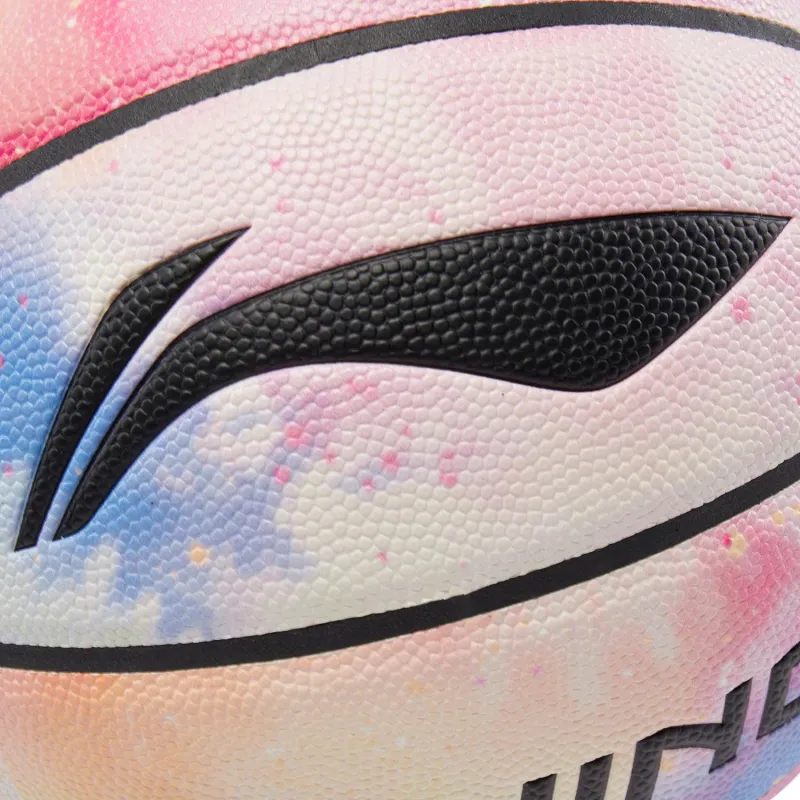LiNing Badfive B8000 PU Basketball Pink/Black/Blue Size 7 Training Unisex-5