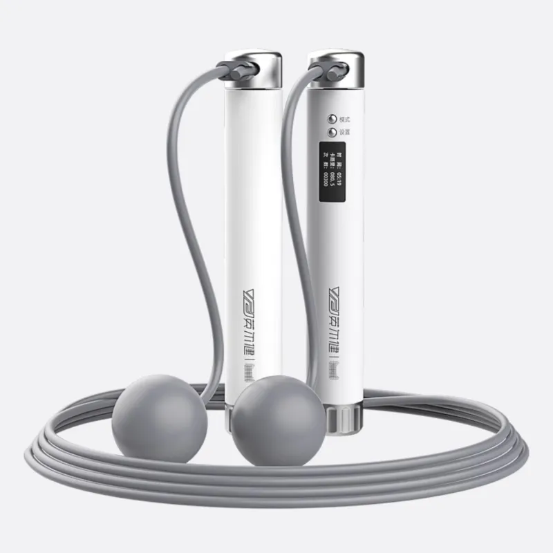 Ying Erjian Smart Counting Jump Ropes Unisex PVC Rope ABS Controller 3m Cord Length White-1