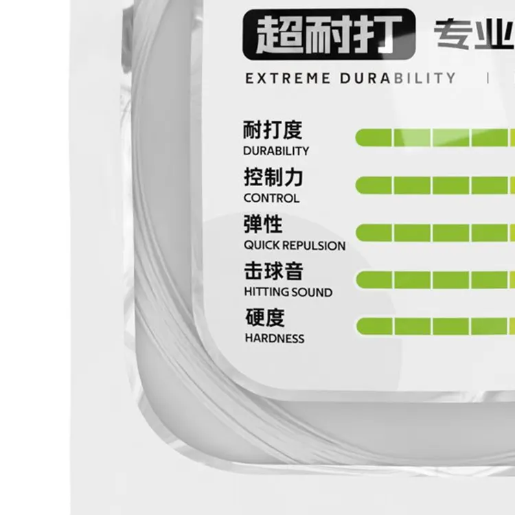 Anta Durable Type Badminton Racket Strings White Nylon Unisex 0.69mm*10m-2