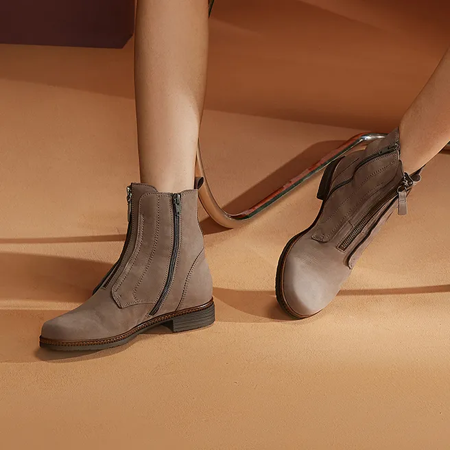 Gabor Ankle Boots 2cm Women's Camel-4