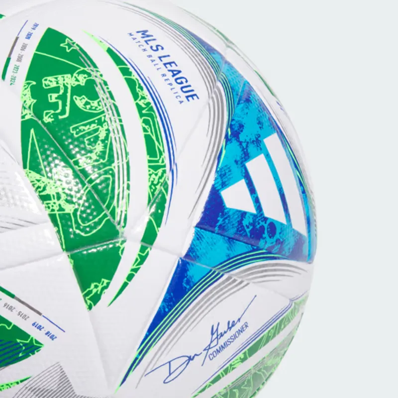 Adidas Size 5 Soccer TPU Hand Stitched Soccer Ball Unisex White/Blue/Green-1