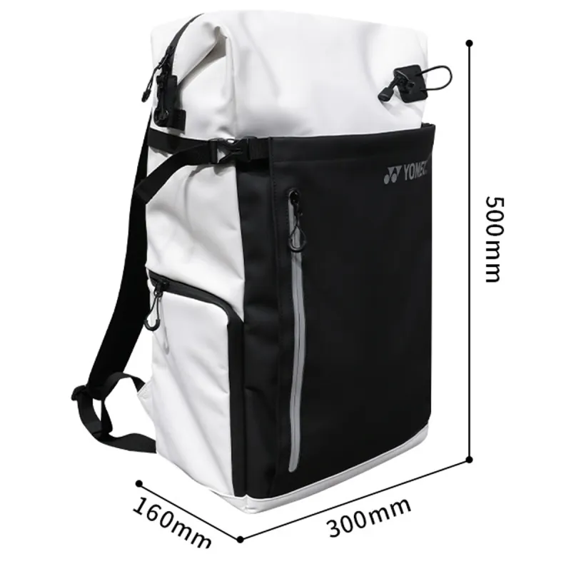 YONEX Badminton Racket Bags Casual Style Backpack White Black Unisex-2