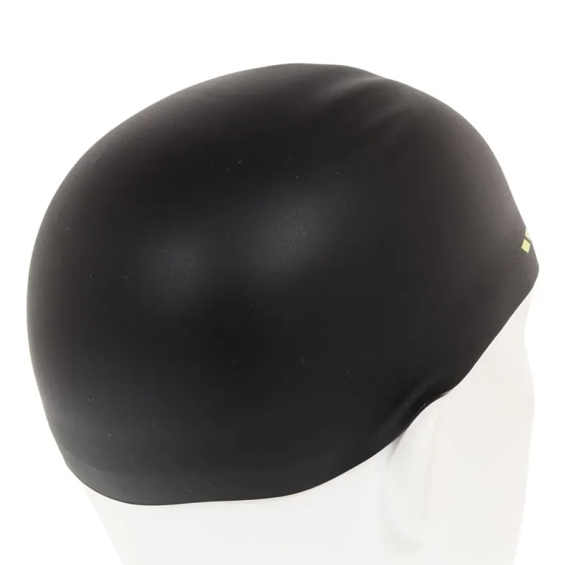 Arena Swimming Caps Silicone Unisex Black-4