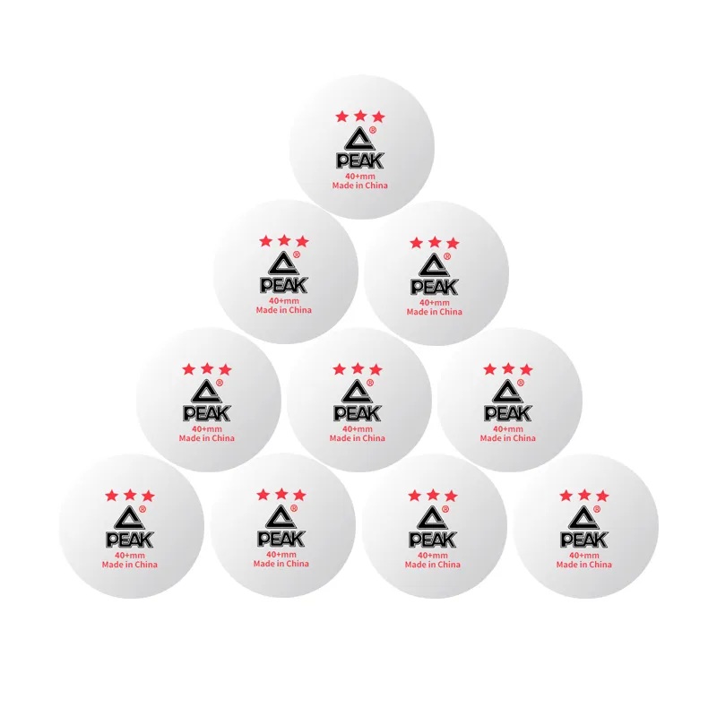 PEAK Table Tennis New Material ABS Competition And Training Specific 40mm+ Yellow/White-12