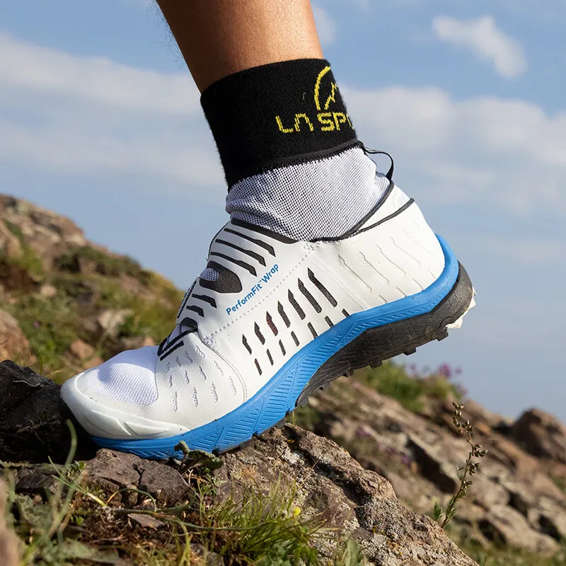 LA SPORTIVA Mid-Top Casual Shoes Unisex White Blue-3