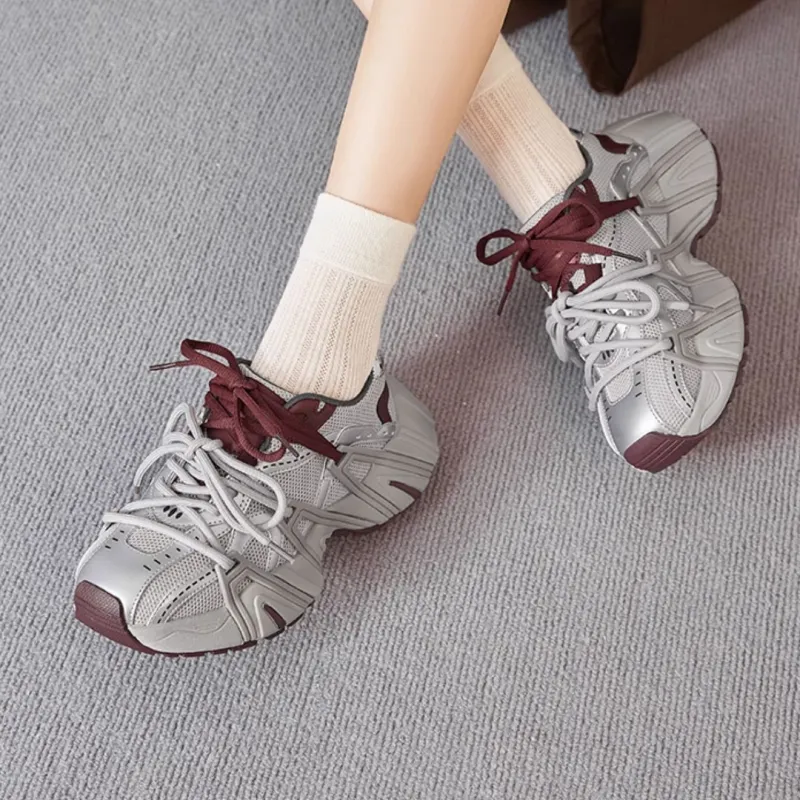 DAPHNE Low Top Chunky Sneakers Women's-6