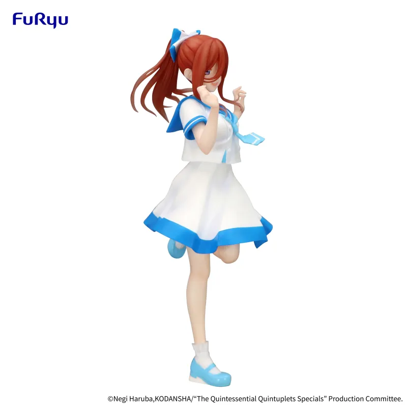 FURYU The Quintessential Quintuplets Main Characters Miku Nakano, Sailor Suit 1 Bonus Gifts 21cm-1