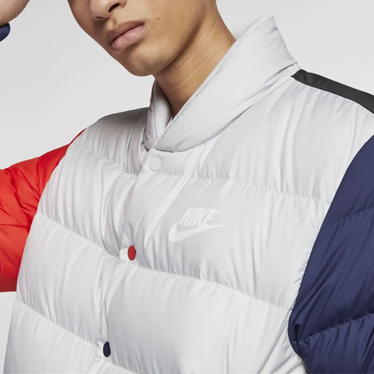 Nike Down Jacket Men's Red White Blue-2