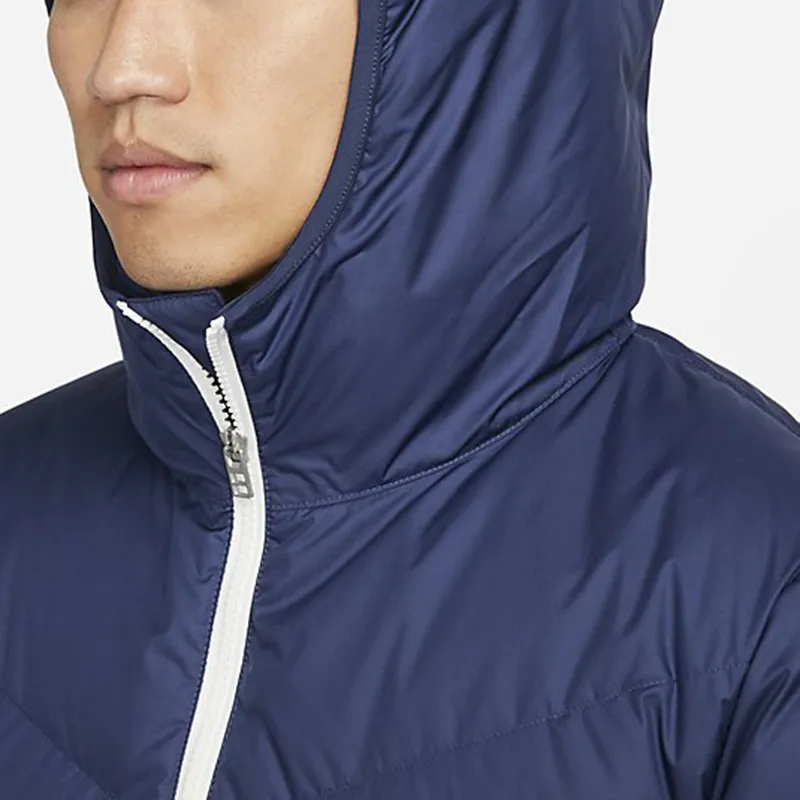 Nike Down Jackets Men Navy Blue-2