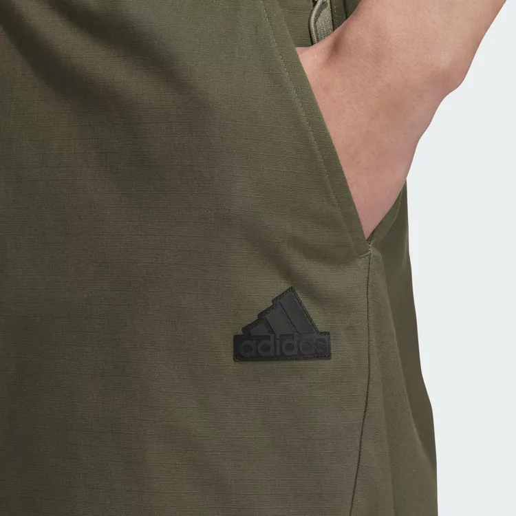 Adidas City Escape Woven Pants Knitted Sweatpants Men's Strata Olive Green-4