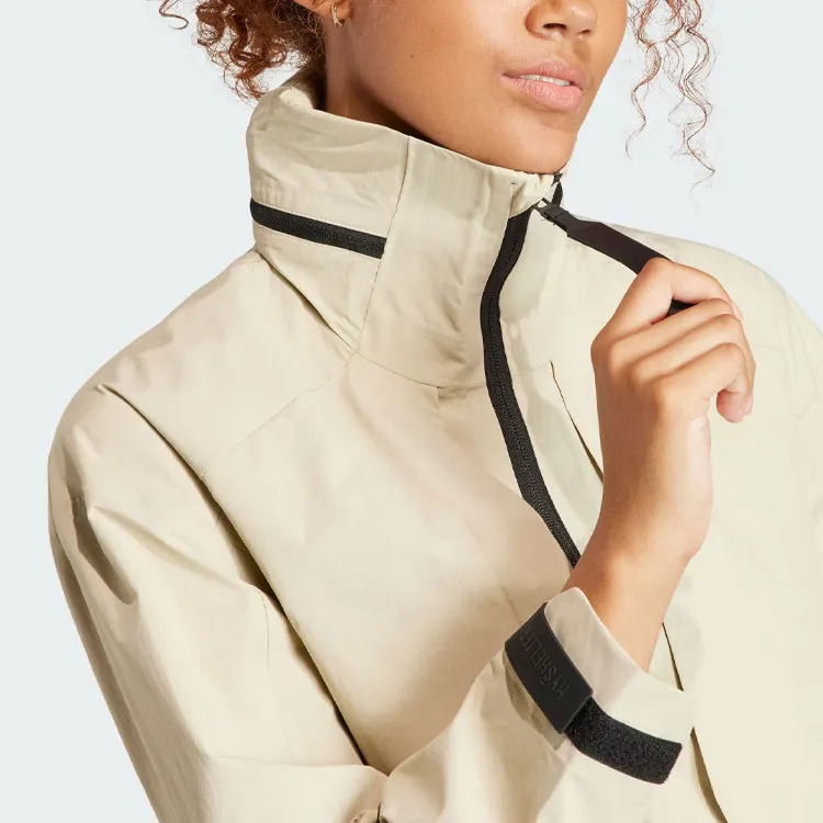 Adidas Myshelter Rain.Rdy Parka Jackets Coats Women's Prairie Brown-4