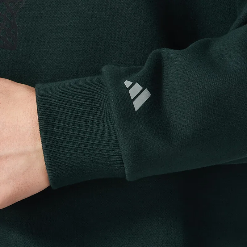 Adidas Sweatshirt Men's Dark Green-4
