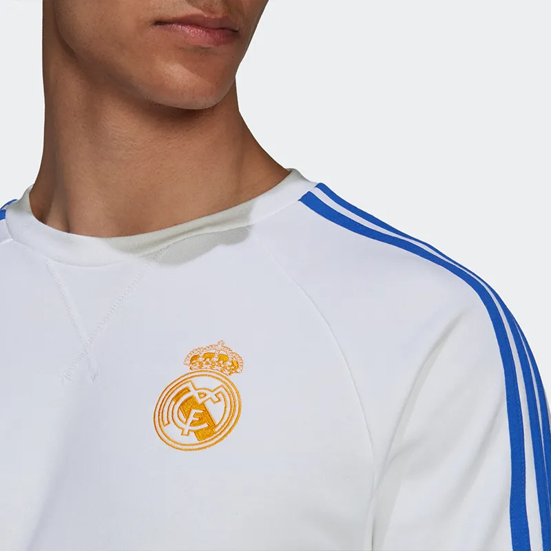 Adidas Real Madrid Sweatshirts Men White-4