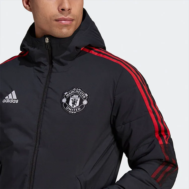 Adidas MANCHESTER UNITED THEATRE OF DREAMS Puffer Jackets Men Black-4