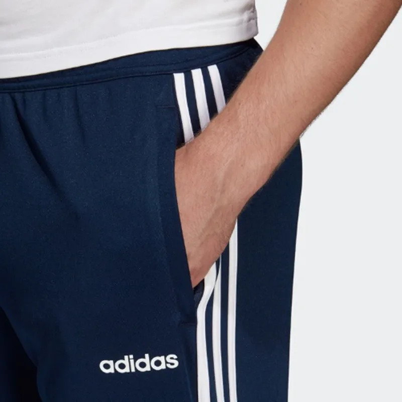 Adidas Knitted Sports Pants Men's Dark Blue-4