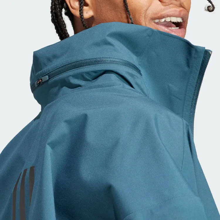 Adidas MYSHELTER Jacket Men's Arctic Ocean Blue-4