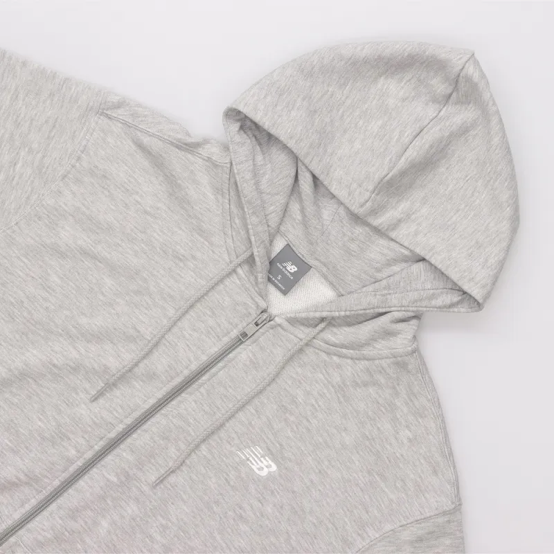New Balance Sport Essentials Logo Fleece Full Zip Hoodie-3