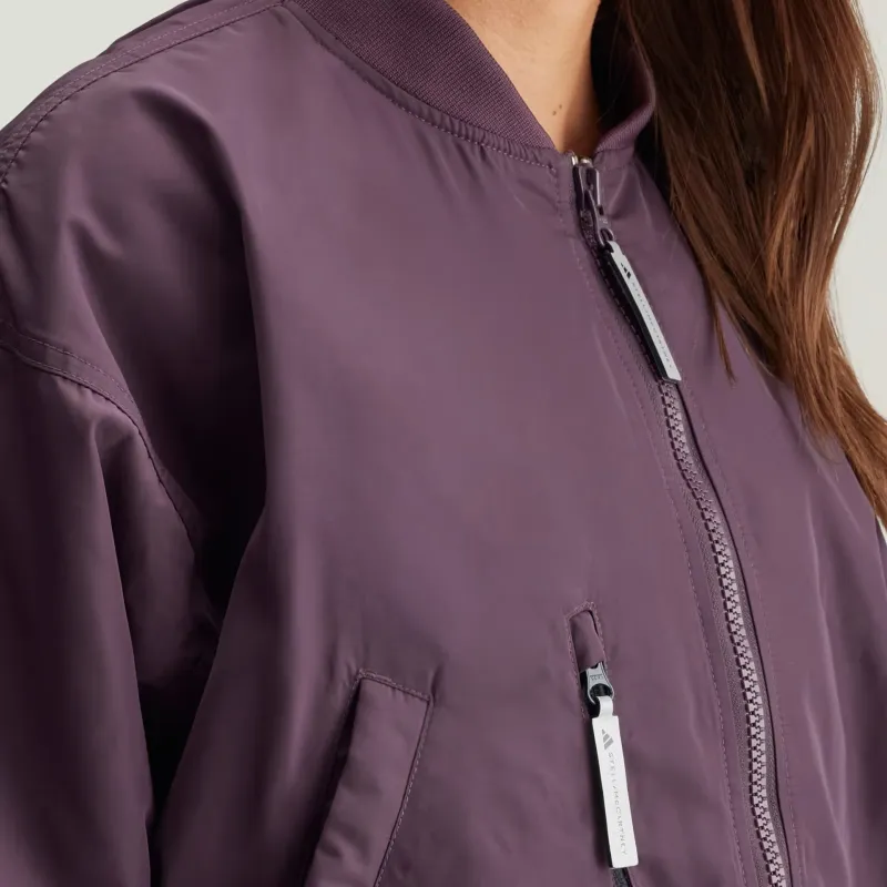 Adidas Free Shipping With AdiClub Adidas By Stella McCartney Sportswear Woven Bomber Jacket-4