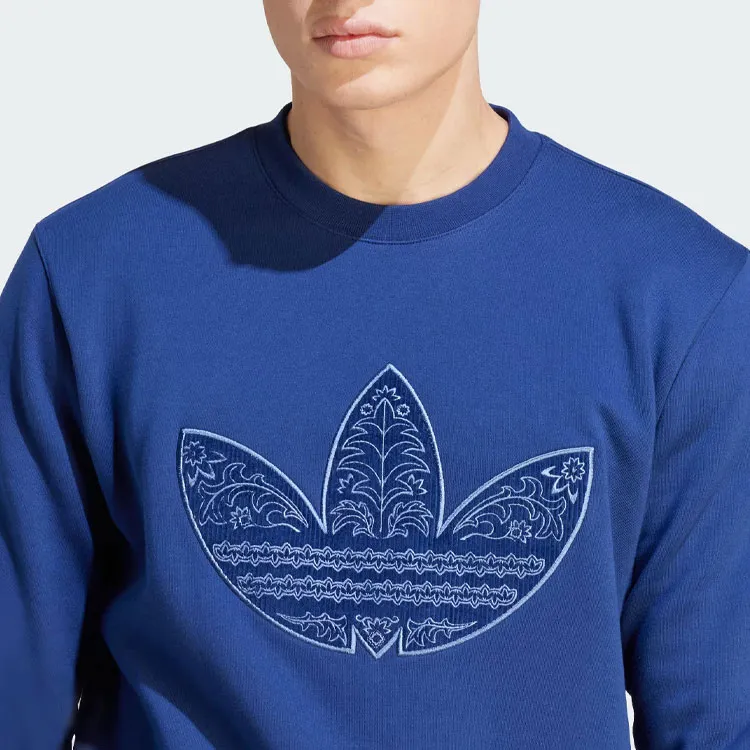 Adidas Originals Sweatshirts Men Dark Blue-4