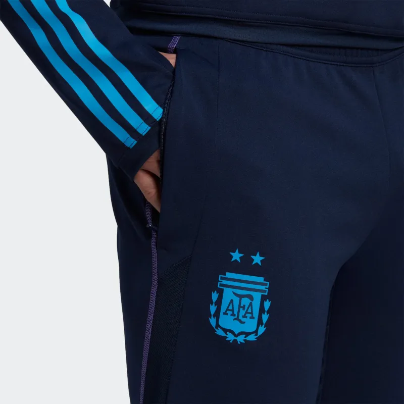 Adidas Argentina Knitted Sweatpants Men's Blue-4