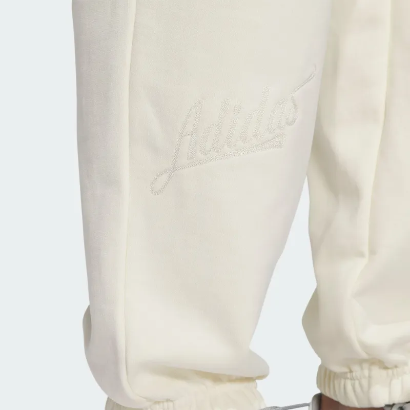 Adidas Originals BADGE KNIT Knitted Sweatpants Men Ivory-4