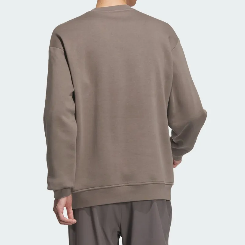 Adidas Sweatshirt Unisex Stratum Dark Earthy Brown/Black-6