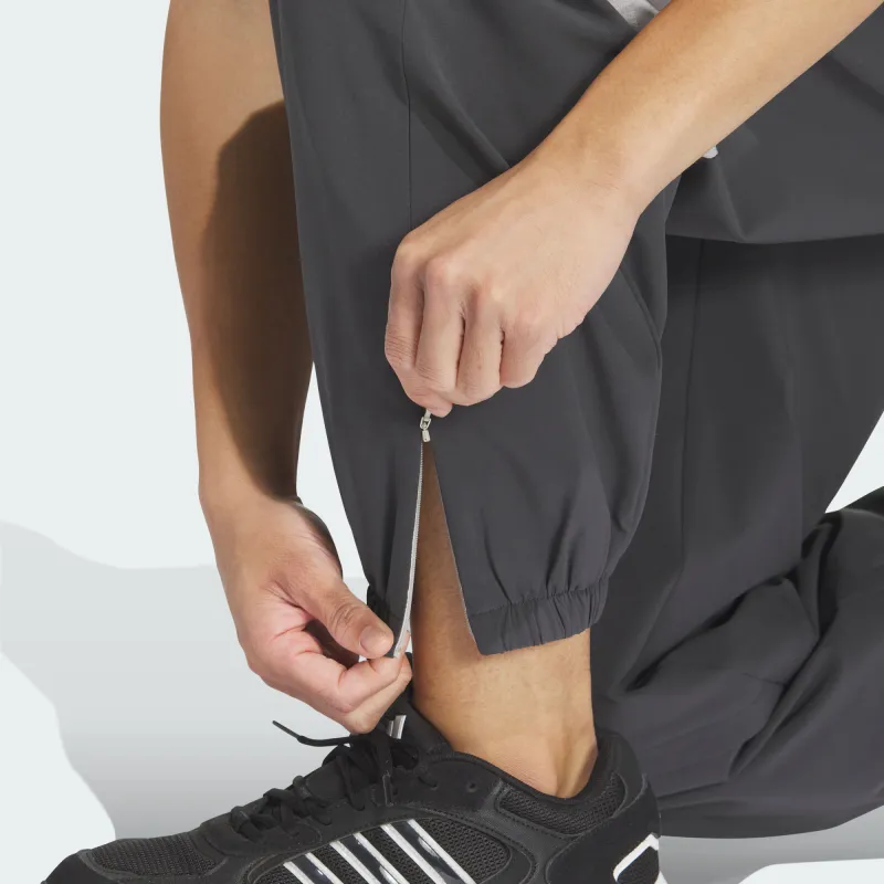 Adidas FUTURE STYLE WOVEN TROUSERS Casual Pants Men's Carbon Black/Light Gray-4