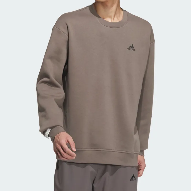 Adidas Sweatshirt Unisex Stratum Dark Earthy Brown/Black-5