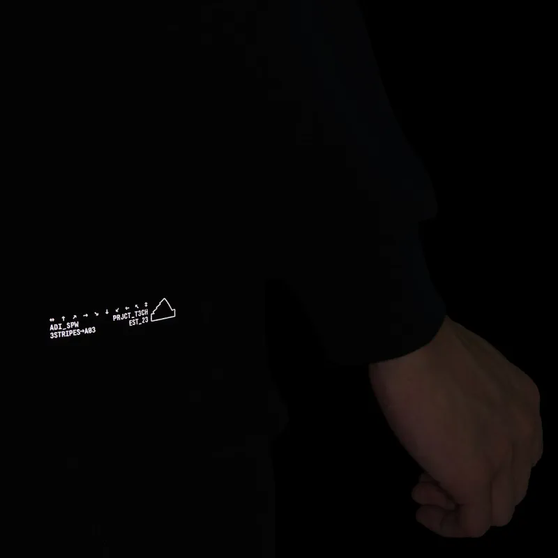 Adidas TECH RAIN CREW SWEATSHIRT Sweatshirt Men's Black-5