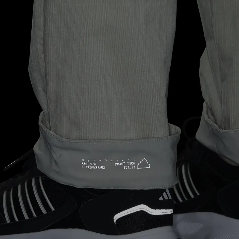 Adidas FW24 Casual Pants Men's Sesame Earth Gray-5