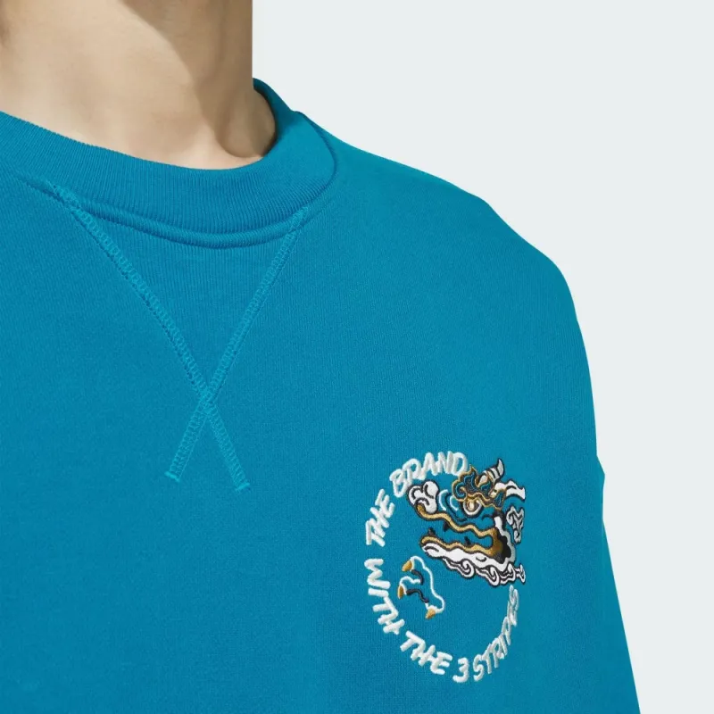 Adidas Originals x FEIFEI RUAN FW23 Sweatshirt Unisex Water Duck Green-4