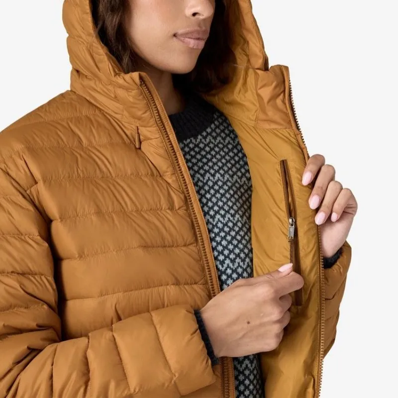 Patagonia Down Sweater Coats Women's Brown-4