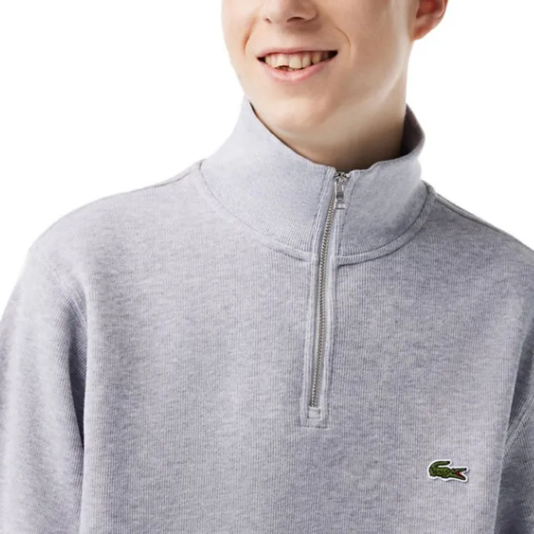 LACOSTE High neck Fine ribbed Jumper-4