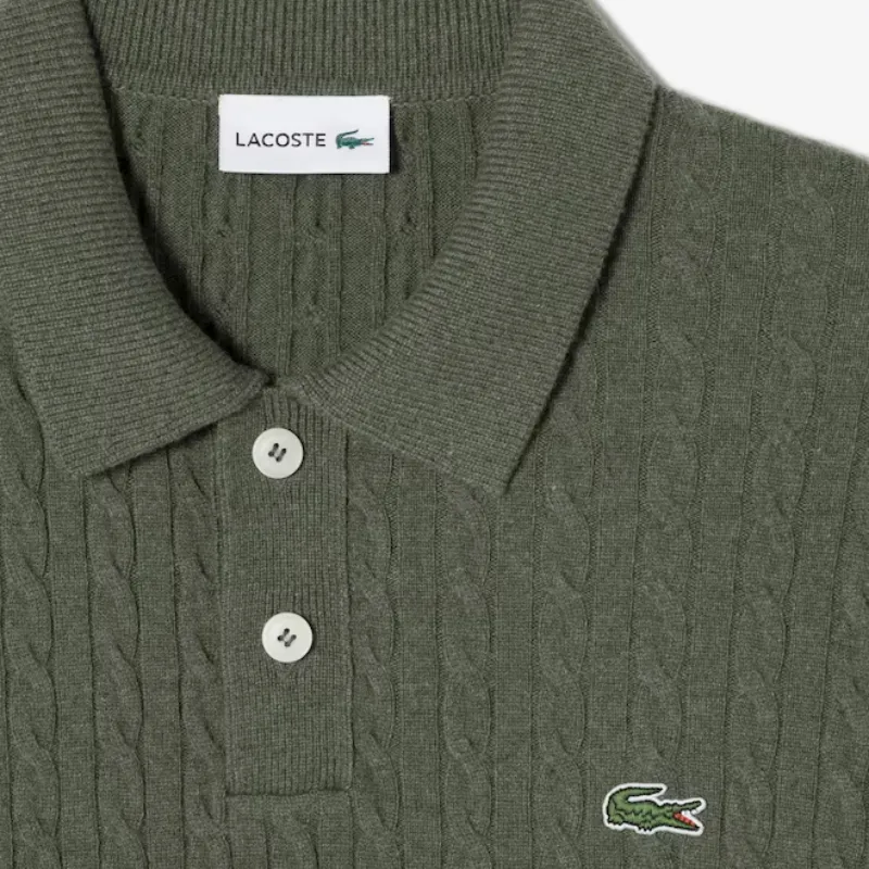 LACOSTE Sweater Men's Khaki Green-3