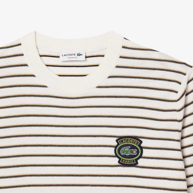 LACOSTE Knitwear Men White-3