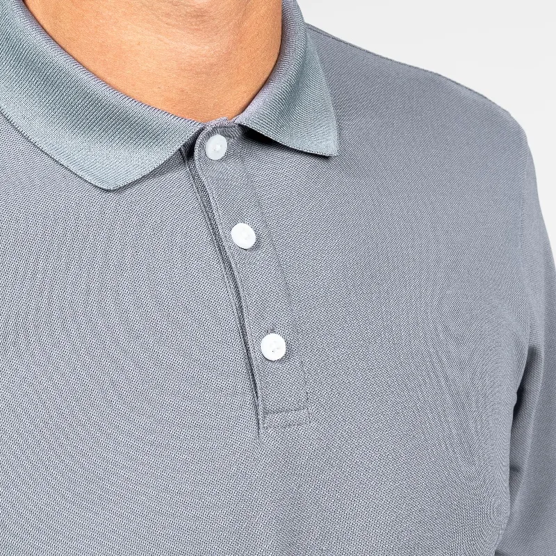 DECATHLON Polo Shirt Men's Medium Gray-2