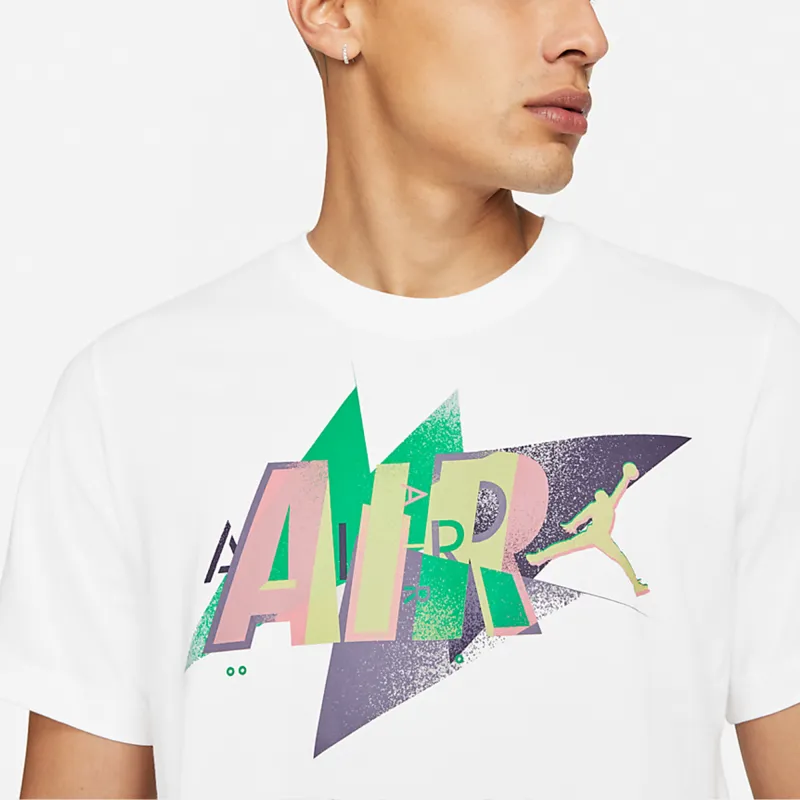 Jordan Air T Shirts Men White-3