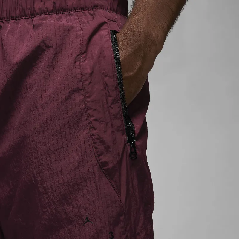 Jordan Knitted Sweatpants Men Burgundy-3