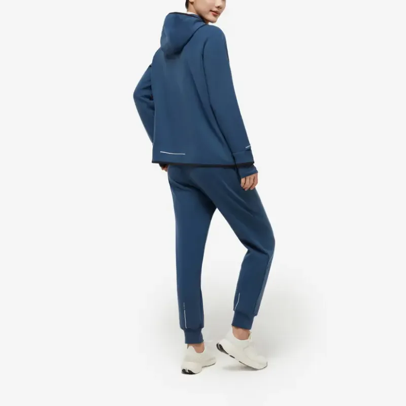 DECATHLON 500 Series KIPRUN Knitted Sports Pants Women's Ink Cyan-4