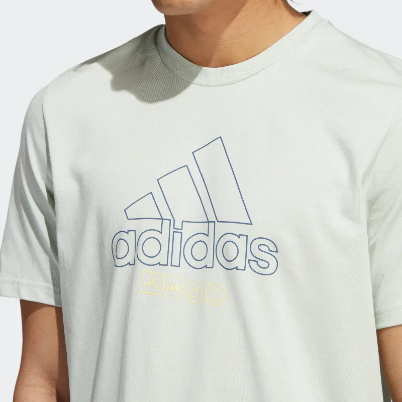 Adidas T Shirts Men Green-4