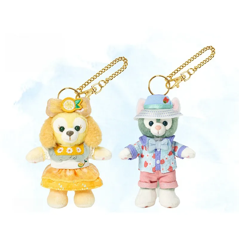 Disney 2024 Summer Duffy Dolls Plush Pendant 12cm 14cm Height-3