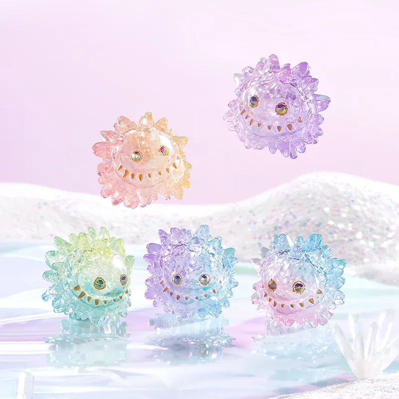 POP MART Ice Crystal Figure Collection Hang Tag Box 3cm-1
