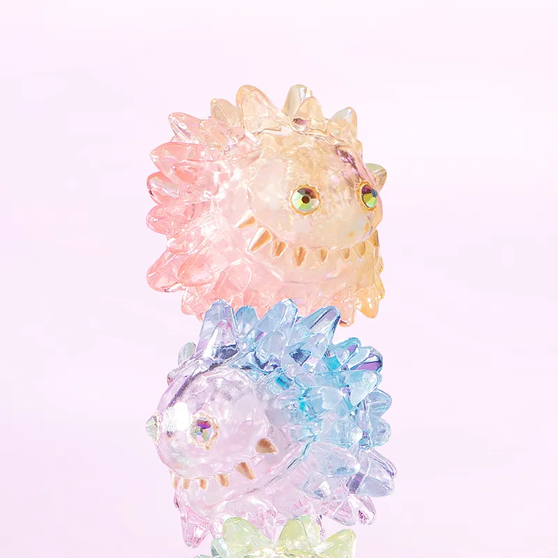 POP MART Ice Crystal Figure Collection Hang Tag Box 3cm-4