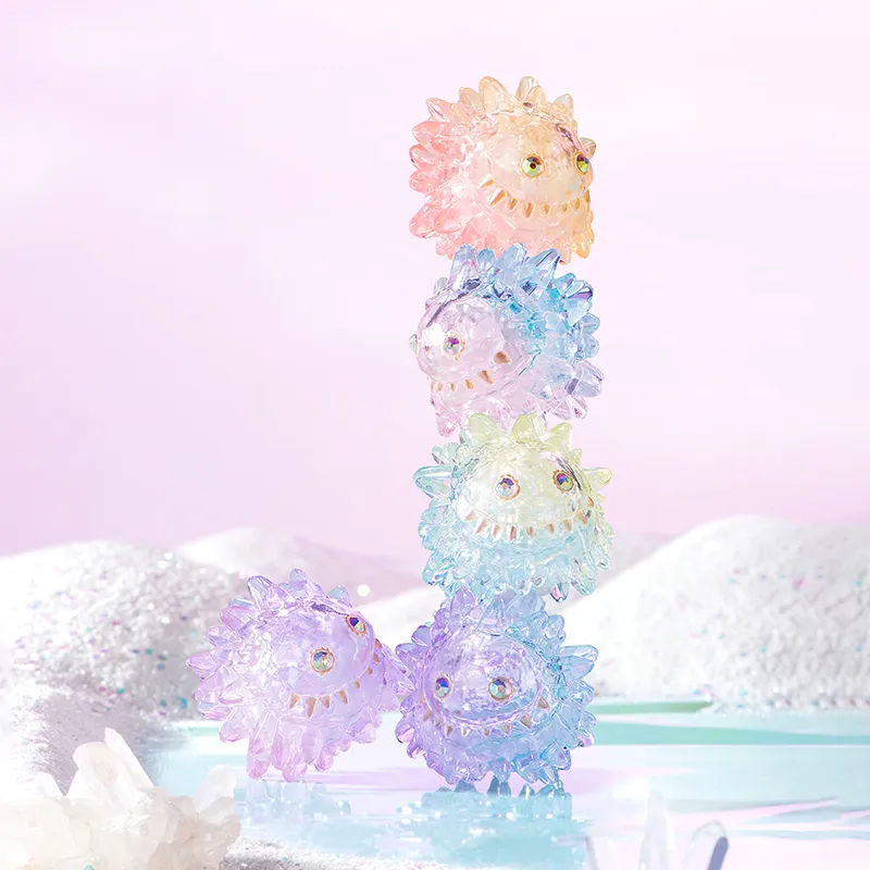 POP MART Ice Crystal Figure Collection Hang Tag Box 3cm-2