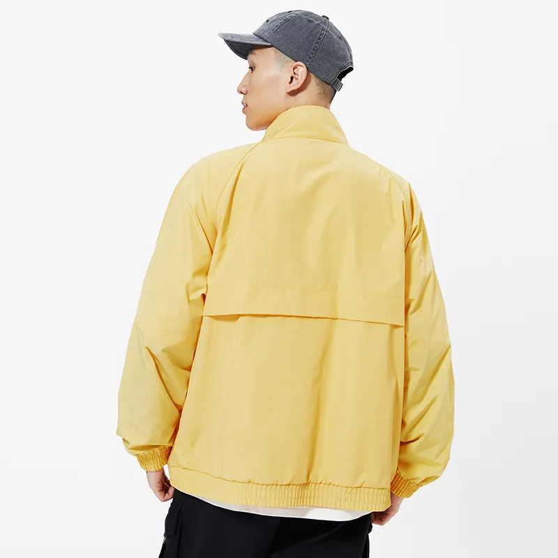 New Balance Jackets Men Yellow-3