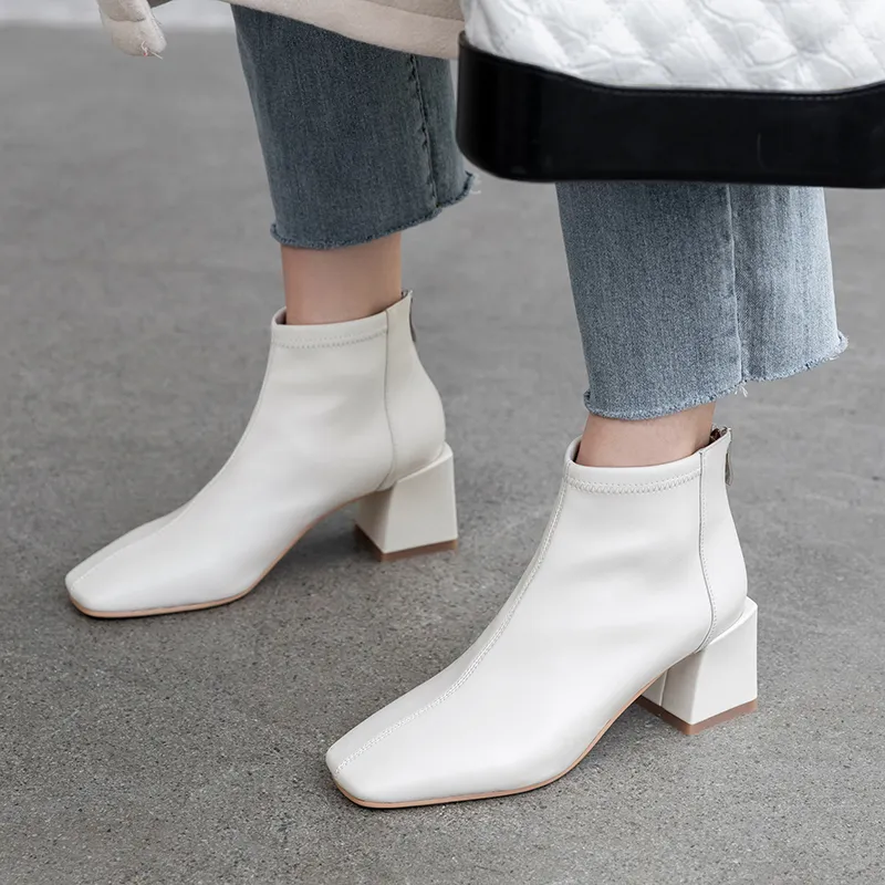 TATAYA Ankle Boots Women's Nude-3