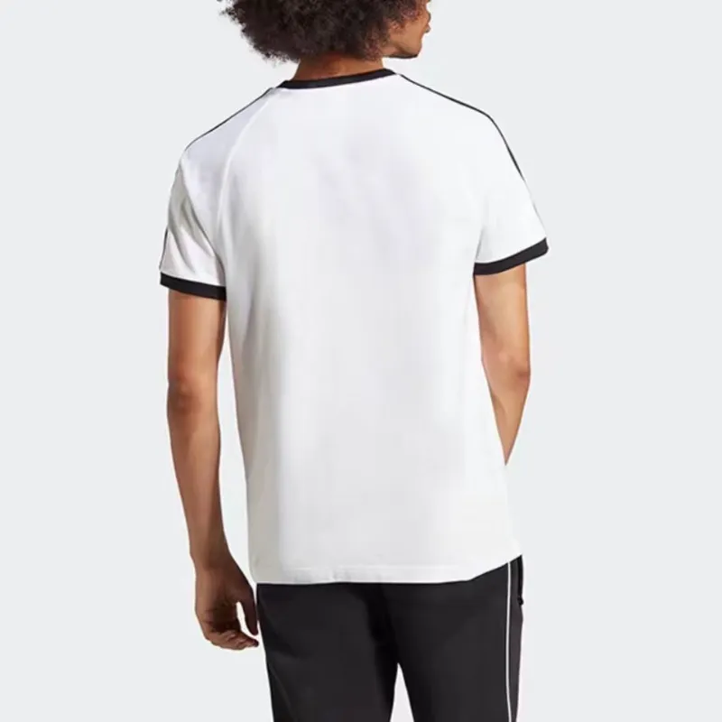 Adidas Originals Clover Series T-Shirt Unisex White+Necklace-3