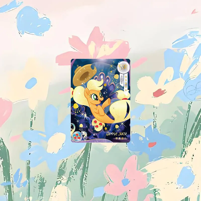 KAYOU My Little Pony Moon Bag SSR Fish Card Applejack First Shot IP/Anime Cards 1 Pack-3