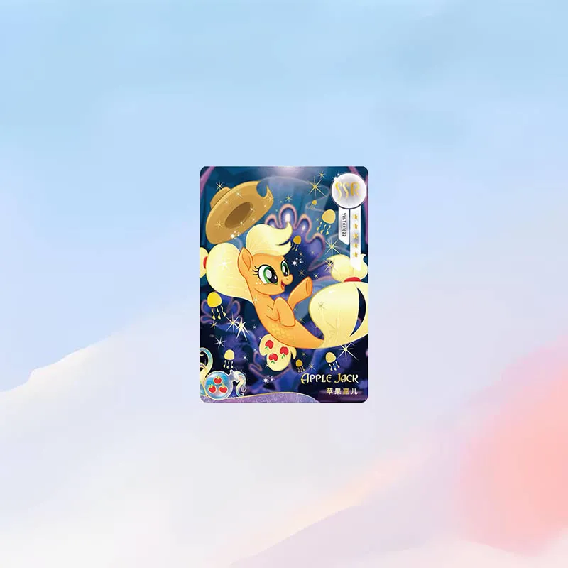 KAYOU My Little Pony Moon Bag SSR Fish Card Applejack First Shot IP/Anime Cards 1 Pack-2
