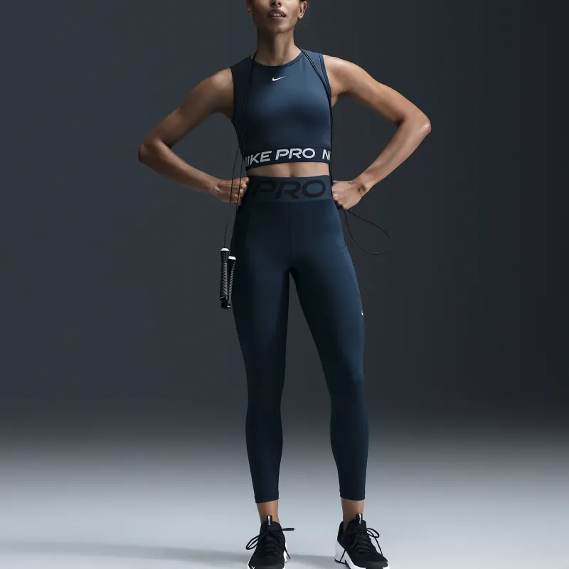 Nike Pro Women's Dri FIT Cropped Tank Top-1
